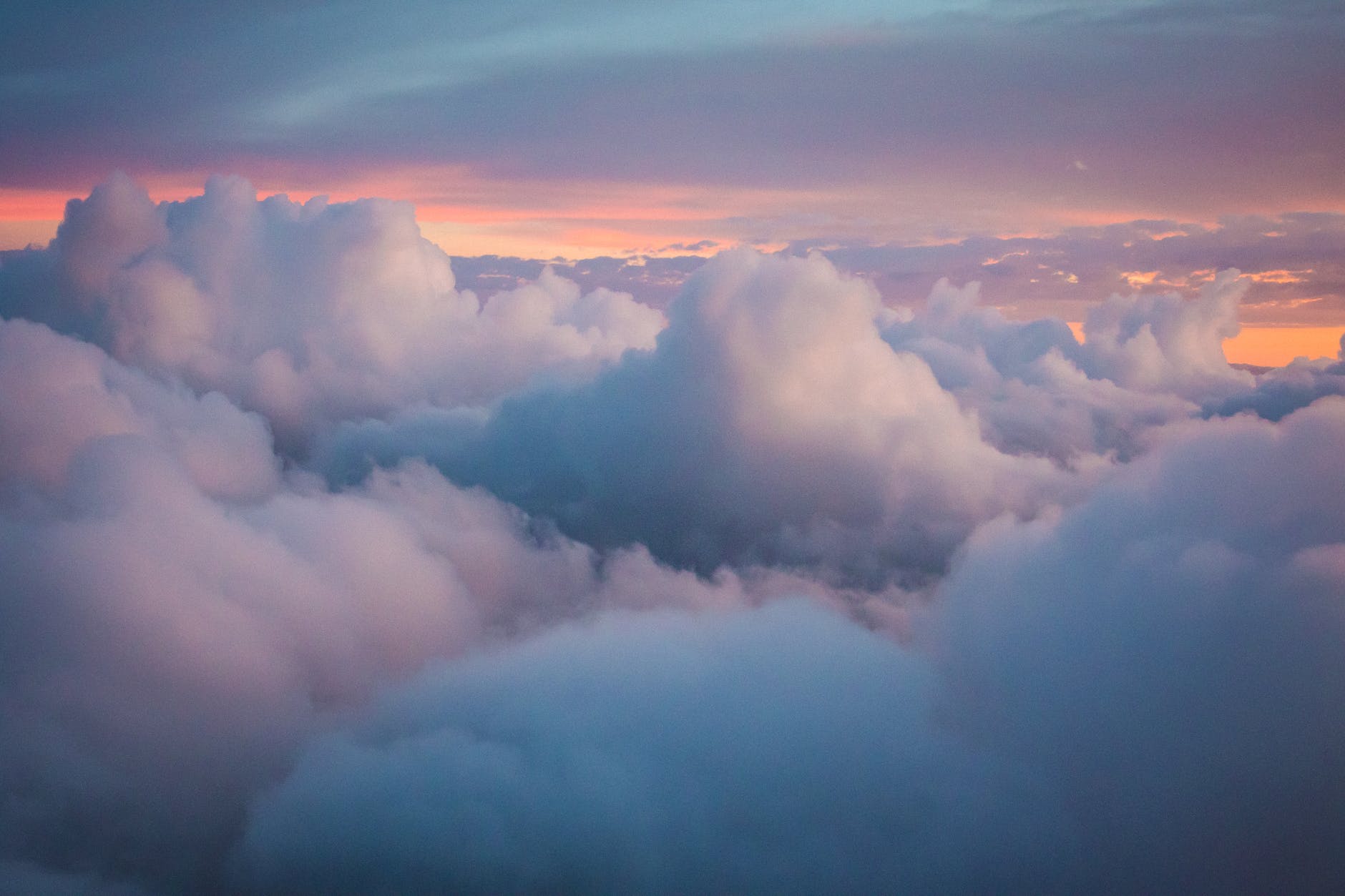 white clouds